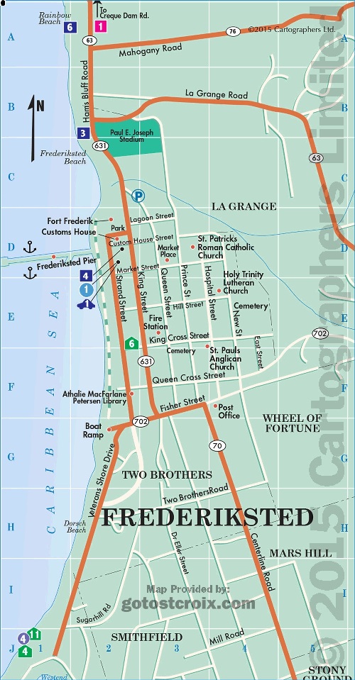 Fredericksted Map